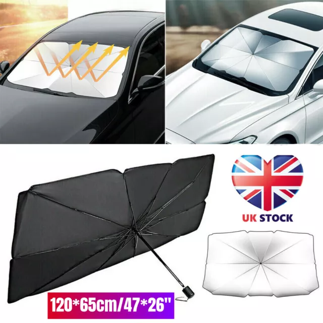 New Foldable Car Windshield Sunshade Front Window Cover Visor Sun Shade Umbrella