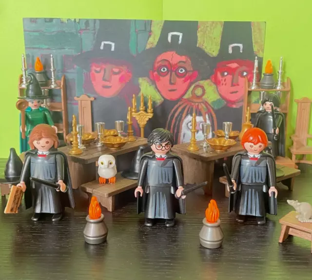 PLAYMOBIL HARRY POTTER Ron Draco Minerva Figurine Hogwarts Potions Baguette  EUR 35,99 - PicClick FR