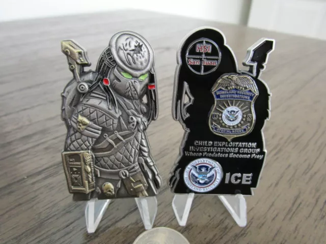 San Juan Puerto Rico HSI ICE Child Exploitation Group Predator Challenge Coin