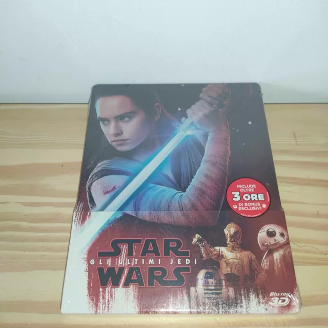 Star Wars: The Last Jedi 3D STEELBOOK [3D + Blu-Ray] - VF NON INCLUSE - NEUF