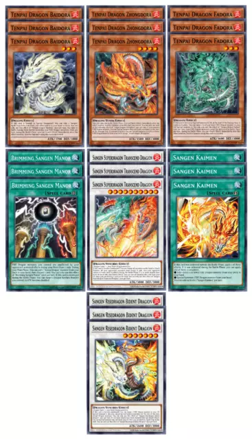 Tenpai Dragon Complete Deck Core 21 Cards LEDE 1st Edition YuGiOh PREORDER