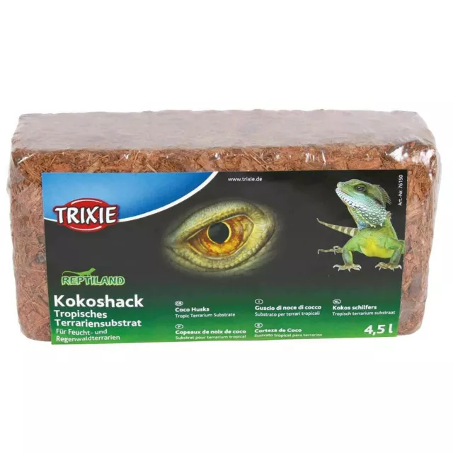 Trixie Coco Husks Tropical Terrarium Substrate, 4.5 Litre, 1 pack