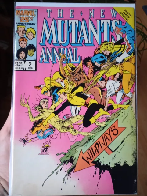 The New Mutants Annual #2 Marvel Comics 1st Appearance of Psylocke