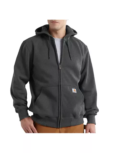 CARHARTT MEN'S RAIN Defender® Loose Fit Heavyweight Full-Zip Sweatshirt ...
