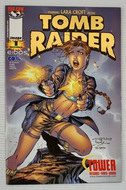 Tomb Raider #1 Dec 1999 - 1St Lara Croft  - Tower Records - Image/Top Cow Nm