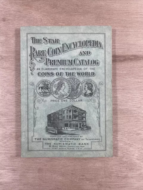 Vintage 1933 The Star Rare Coin Encyclopedia & Premium Catalog Book Price Guide