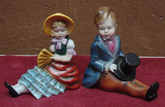 rare magnifique ancienne paire de serre livre porcelaine saxe Meissen sceaux