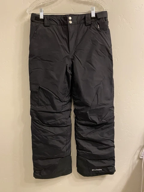 Columbia Youth Boy Girl Large 14-16 Black Bugaboo Pant Winter Snow Ski Omni-Tech