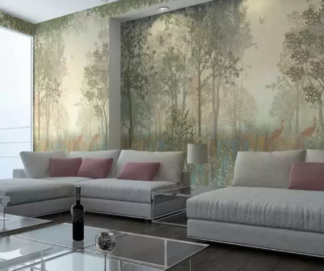 3D Forest Trees 23099NA Wallpaper Wall Murals Removable Wallpaper Fay