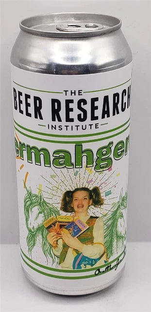 Craft Beer Can BRI Research Institute Brewing Company ermahgerd O.M.G. Hazy IPA