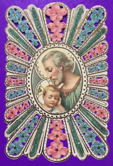 Santino Holy Card, San Giuseppe -Rif. 8959