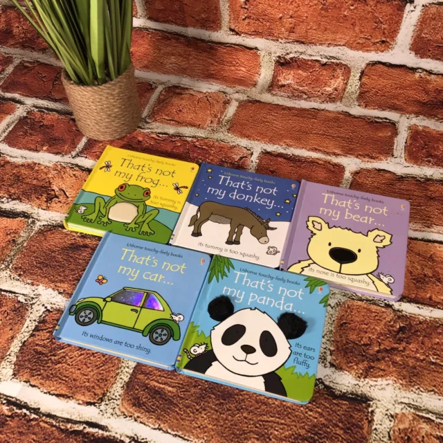 Das sind nicht meine Bücher Usbourne Konvolut X5 Panda Auto Bär Esel Frosch