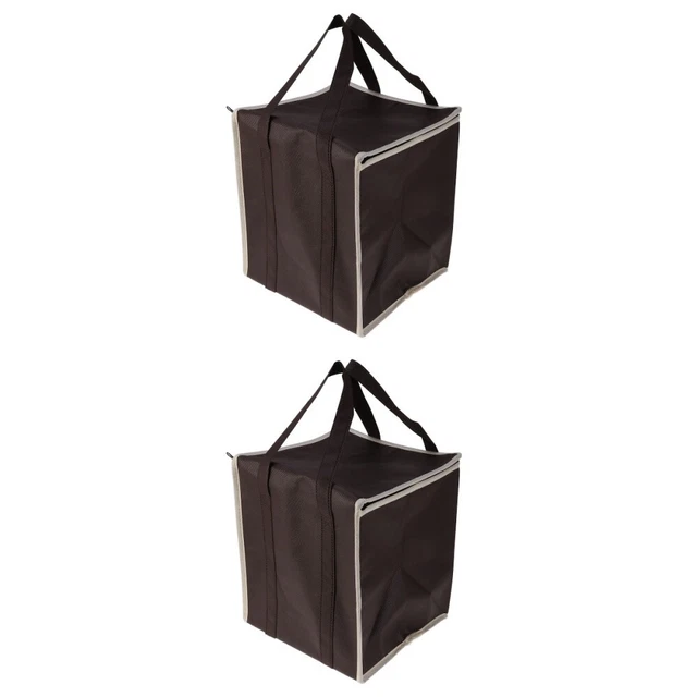 2 Pack Borsa Termica in Tessuto Non Del Ghiaccio Da Asporto