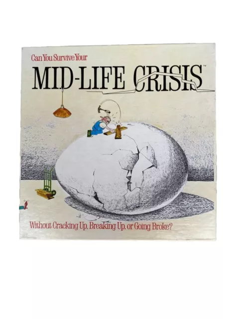 Mid life Crisis Board Game Complete Vintage 1982 2-6 Players Retro 80’s