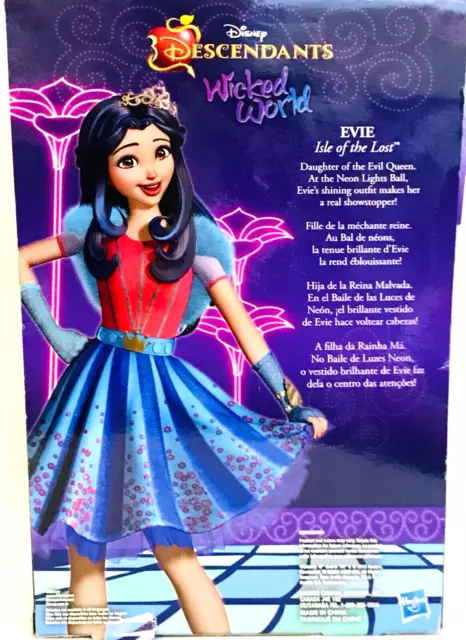 Hasbro Disney Descendants Neon Lights Ball Evie Isle Of The Lost 11 Inch Doll 2