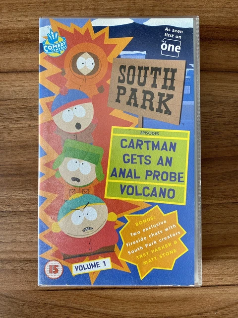 SOUTH PARK VOLUME 1 VHS Video Cassette - Comedy Central Cartman Probe ...