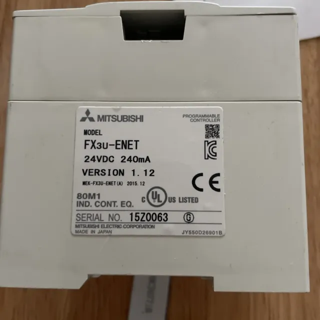 1 pz moduli Mitsubishi Plc usati testati FX3U-ENET-ADP cy