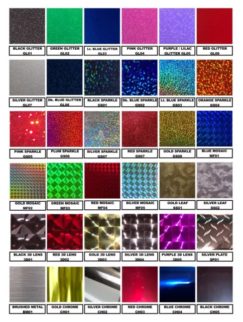 Glitter Mosaic Tile Stickers Transfers For 100mm x 100mm & 4" inch Wall Tiles