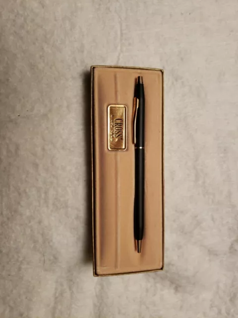 Cross Classic Century Black Satin Gold Ballpoint Pen 2502