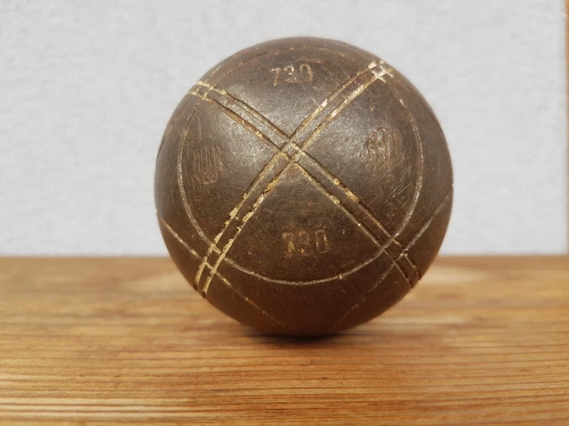 Ancienne boule compétition OBUT ATC 730 96 C ancien joueur pétanque collection 