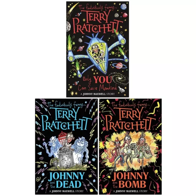 Johnny Maxwell Serie von Terry Pratchett 3 Bücher Set - Alter 9-11 - Taschenbuch