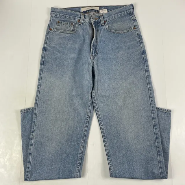 VINTAGE Gap Jeans Mens 31 x 32 Blue Easy Fit Straight Leg Light Wash Denim USA