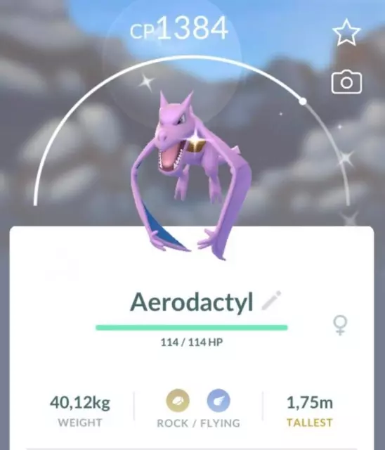 Pokemon Go ✨Shiny Lugia ✨ 30d or registered 🎆 2019 year HIGHER LUCKY %!