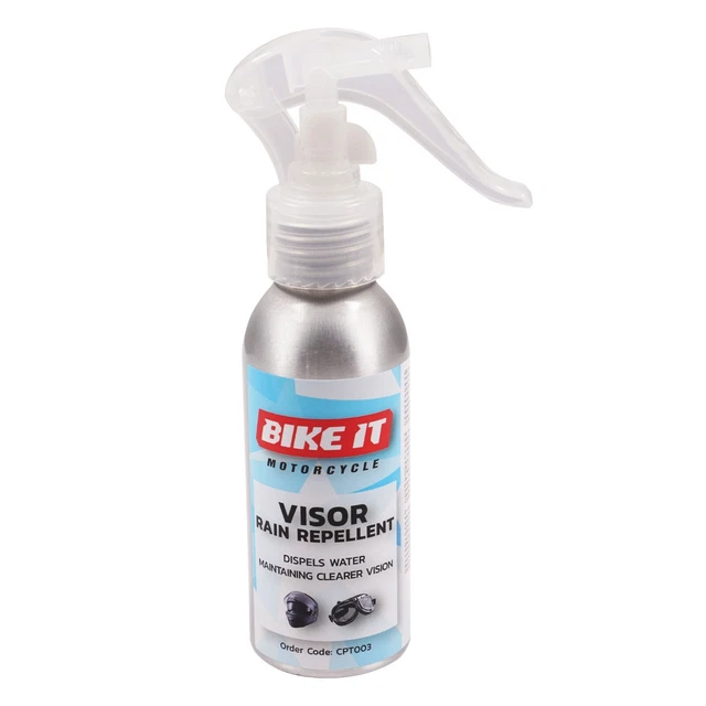 Visiera casco moto Bike It moto repellente pioggia 75 ml Visiera casco moto Bike It moto repellente pioggia 75 ml