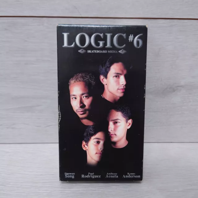 Logic #6 VHS Tape (2000 Logic Skateboard Media) Daewon Song Paul Rodriguez Acost