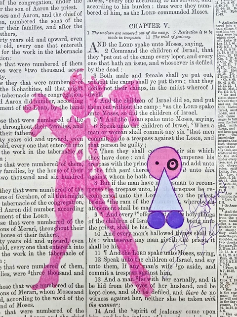 Blink Friction by Sarnia de la Maré Grafitti Shotgun Woman Pink Purple Sigil New