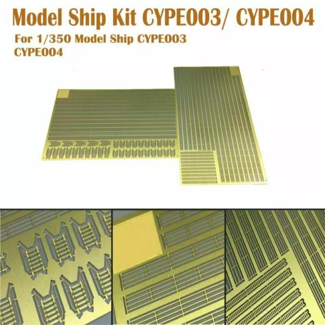 Handrails&Ladders Etching Plate Set for 1/350 Model ships kit CYPE003/ CYPE004