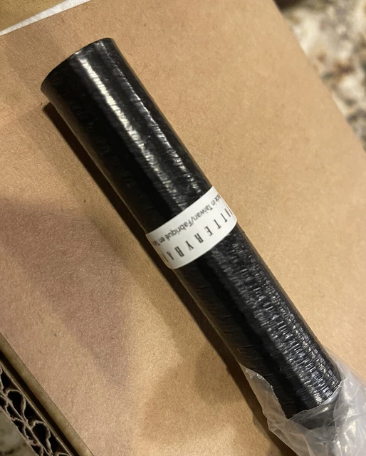 Pottery Barn Cast Iron Black Curtain Rod & Wall Bracket, Large 60-108, .75" NEW 3
