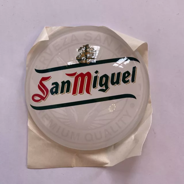 San Miguel Fisheye badge,single badge,Beer Pump,Font, Mancave,Bar,Pub Cerveza