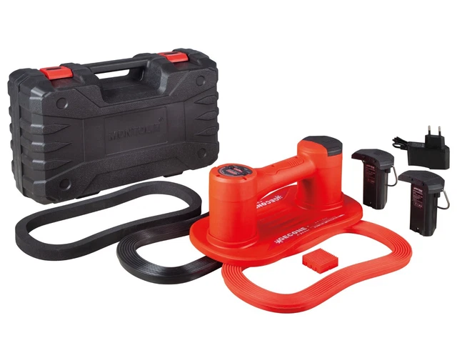 SundpeyPRO Ventosa Elettrica Per Piastrelle E Vetro – 2 Pezzi, Carico 300 Kg, Con 4 Batterie 3.0Ah, Display LCD, Per Sollevare Granito, Marmo, Superfici Lisce
