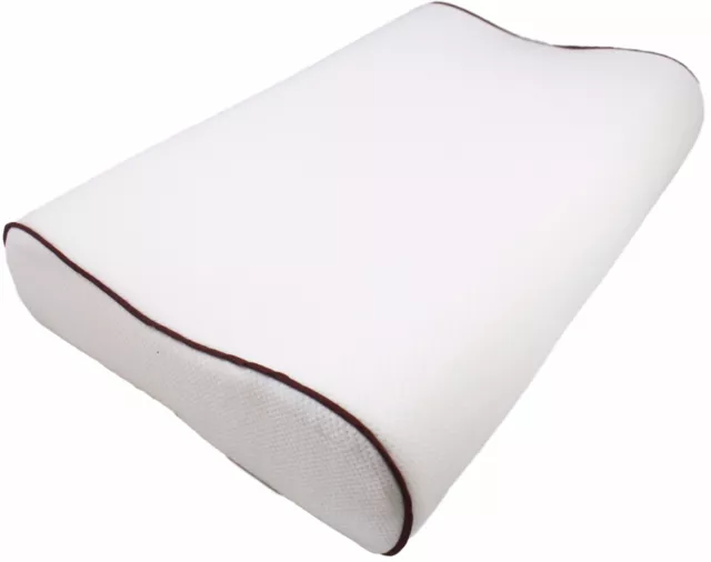 Contour Memory Foam Pillow ORTHOPAEDIC Head Neck Back Support Pillow with Cover