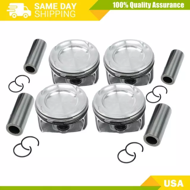 4X 2.0T Pistons & Rings Set Φ83mm STD For Mercedes-Benz W205 M274.920 C250 C300