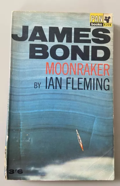 Moonraker | Ian Fleming, James Bond | Pan X234 13th 1963 | Hawkey | Vintage