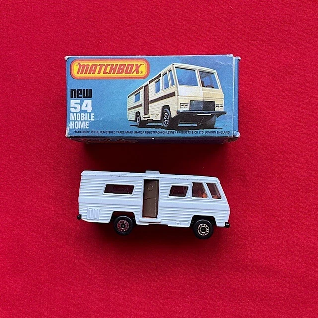 MATCHBOX 75 Mobile Home No. 54 1979 VTG In Box