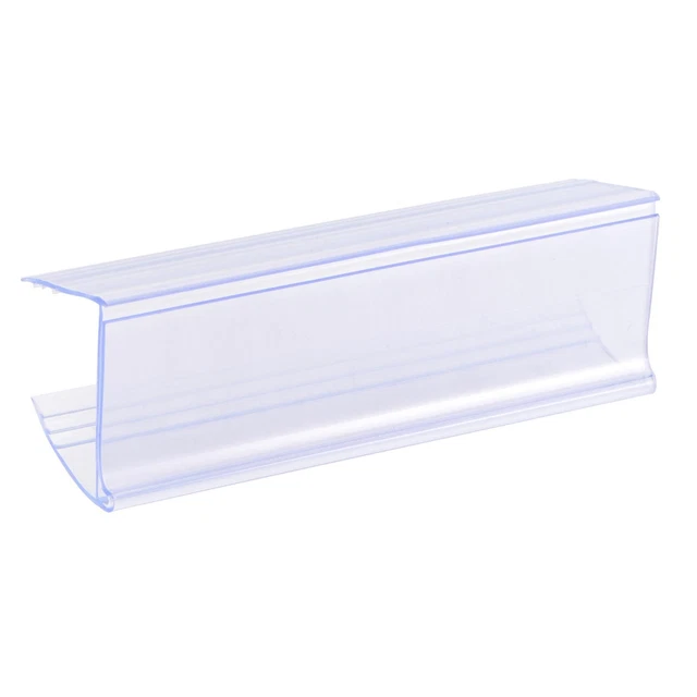 25 Supports D'étiquette 80x28mm Pour étagères à Fils – Clip Transparent, Uxcell