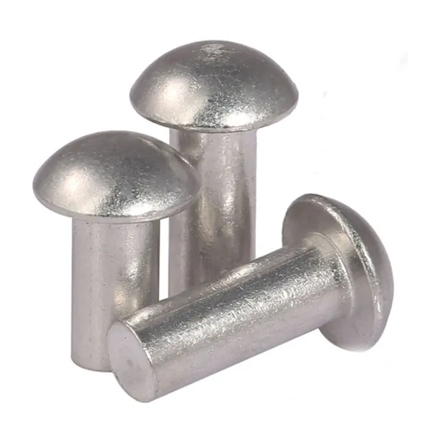 Metric M3 304 Stainless Steel Button Round Head Solid Rivet GB867