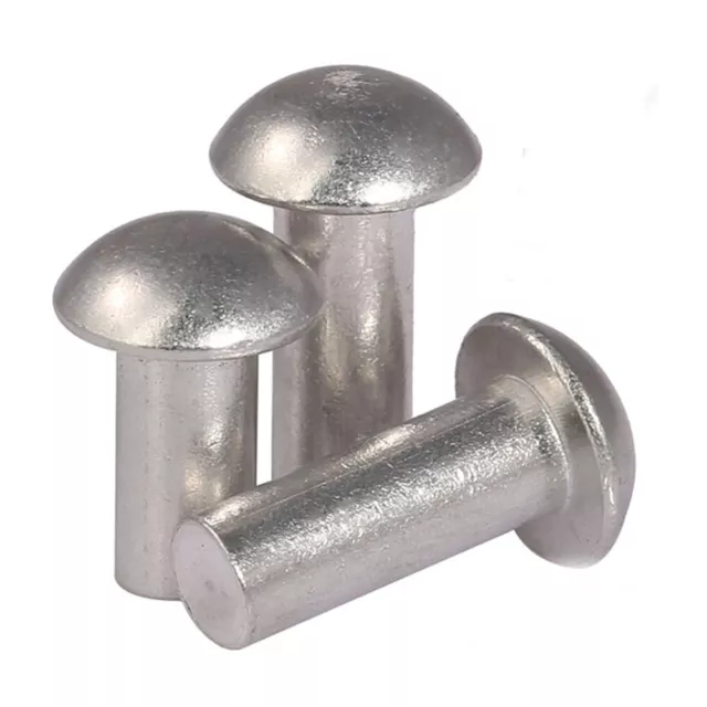 Metric M3 304 Stainless Steel Button Round Head Solid Rivet GB867