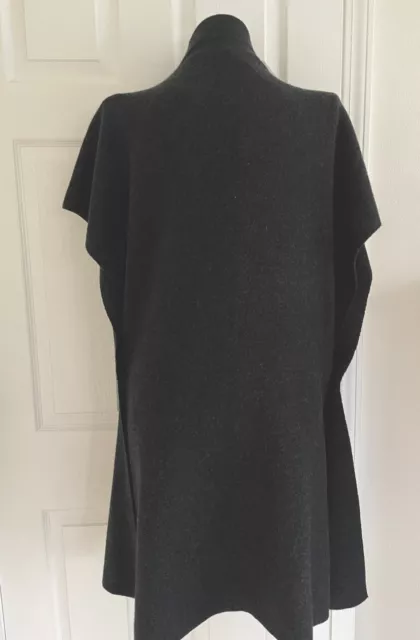 Thick Cashmere Vest Wrap Tunic by Brodie size S/M Women 100% NWOT 2