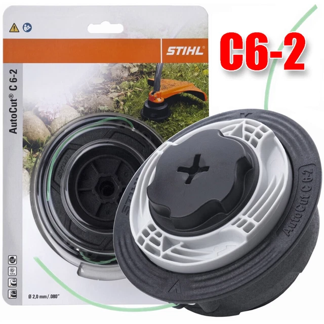 Tête de fil de rechange pour Stihl Autocut C6-2 2.0 mm, 6 pièce Tête de fil de rechange pour Stihl Autocut C6-2 2.0 mm, 6 pièce