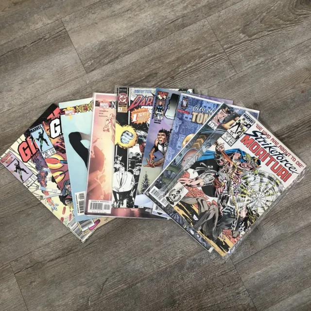 Lot Of 9 - Comic Books GI Joe DC Marvel New Mutants Top Cow
