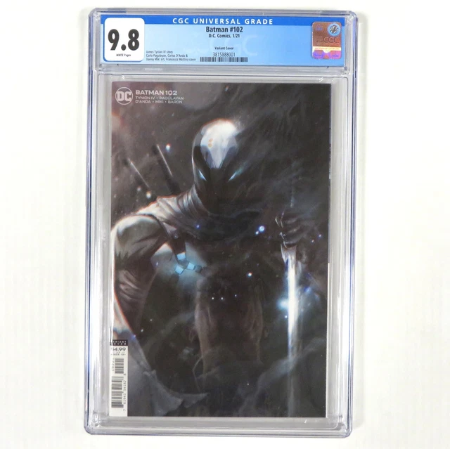 BATMAN #102 MATTINA VARIANT 1ST APP GHOST MAKER CGC Graded 9.8 DC Comics 2021