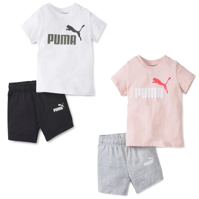 Set allenamento bambini PUMA - set tè e pantaloncini minicats, corto, logo