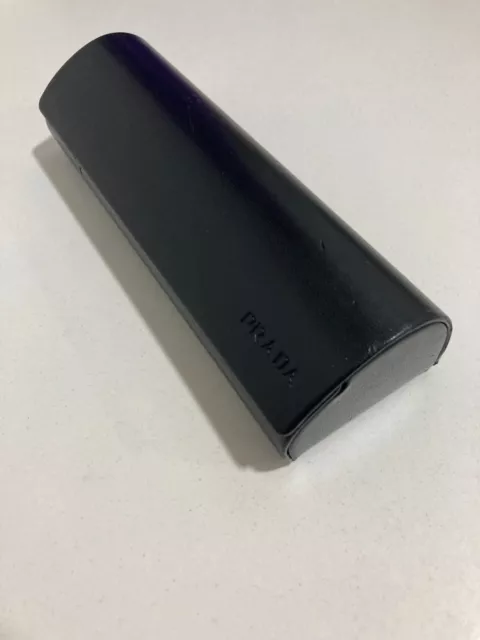 PRADA Vintage Black Leather Eyeglass Case