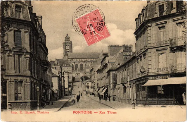 CPA Pontoise Rue Thiers (1317888)