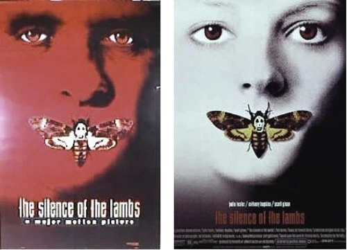 SILENCE OF THE Lambs Two Original 2 S Rolled Movie Posters 1991 Double