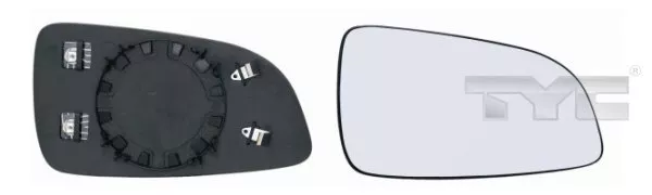 TYC 325-0059-1 Miroir Verre, Extérieur Miroir pour Opel